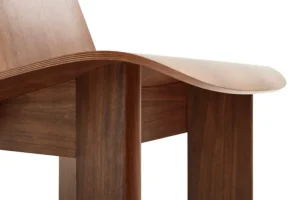 HAY Sitzgelegenheiten-Chisel Loungesessel, Nussbaum lackiert