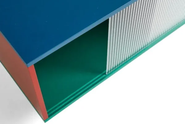 HAY Aufbewahrungsmöbel-Colour Cabinet mit Glastüren, stehend, 180 cm, Mehrfarbig