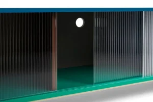 HAY Aufbewahrungsmöbel-Colour Cabinet mit Glastüren, stehend, 180 cm, Mehrfarbig