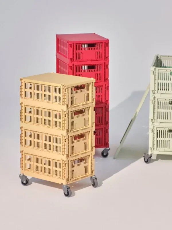 Kinder HAY Kinderzimmereinrichtung | Aufbewahrungsbehälter^Colour Crate Deckel, M, Rot