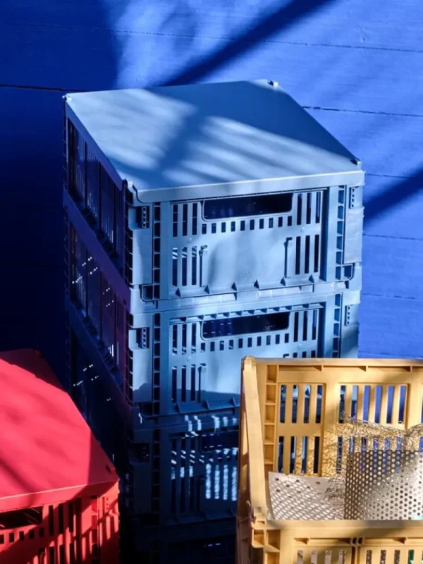 Kinder HAY Kinderzimmereinrichtung | Aufbewahrungsbehälter^Colour Crate Deckel, M, Rot