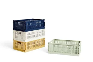Kinder HAY Kinderzimmereinrichtung | Aufbewahrungsbehälter^Colour Crate, L, recycelter Kunststoff, Minzgrün