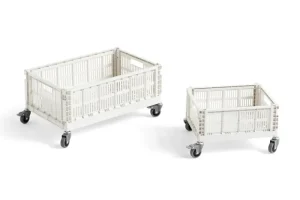 HAY Aufbewahrungsbehälter^Colour Crate Rollenset, 4 Stück, L