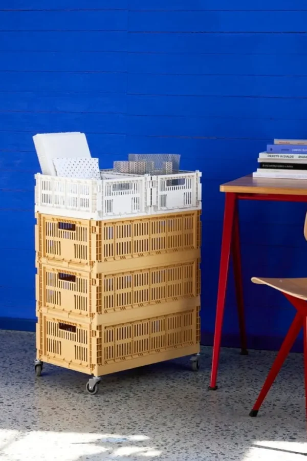 HAY Aufbewahrungsbehälter^Colour Crate Rollenset, 4 Stück, L