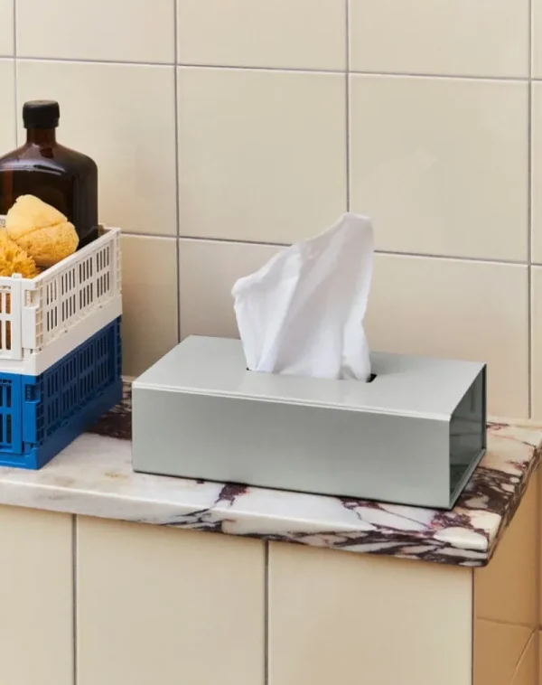 HAY Badezimmeraccessoires^Colour Storage Kosmetiktuchbox, grau