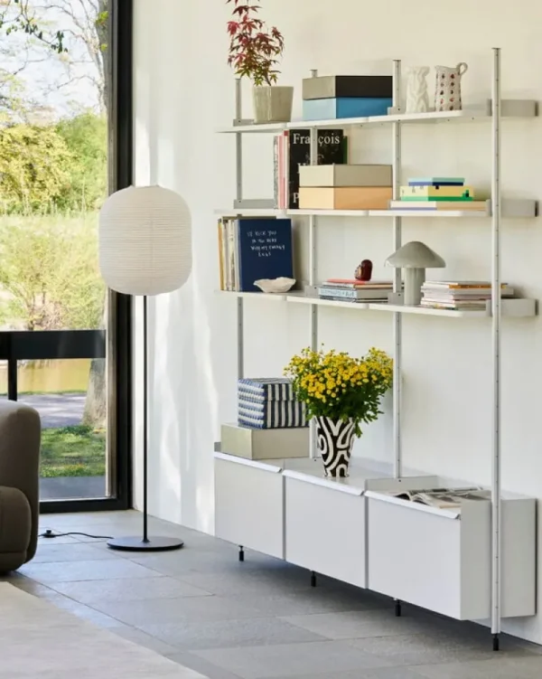 Studio Eero Aarnio Stehleuchten-HAY Common Stehleuchtenfuß, Stahl, zartes Schwarz