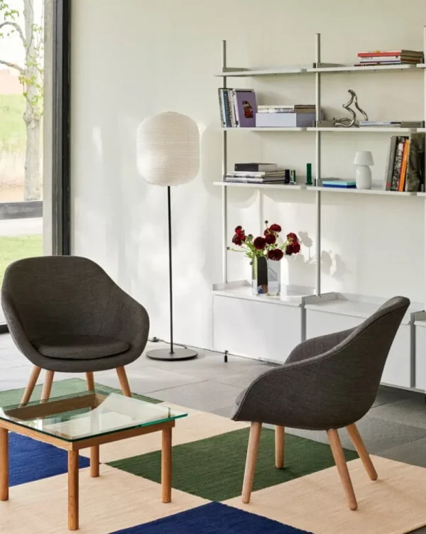 Studio Eero Aarnio Stehleuchten-HAY Common Stehleuchtenfuß, Stahl, zartes Schwarz
