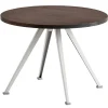 HAY Tische-Couchtisch Pyramid 51, 45 cm, beige - geräucherte Eiche