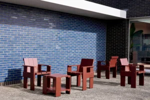 HAY Terrassenmöbel | Tische^Crate Beistelltisch, 49,5 x 49,5 cm, Rostrot