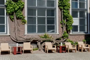 HAY Terrassenmöbel | Tische^Crate Beistelltisch, 49,5 x 49,5 cm, Rostrot