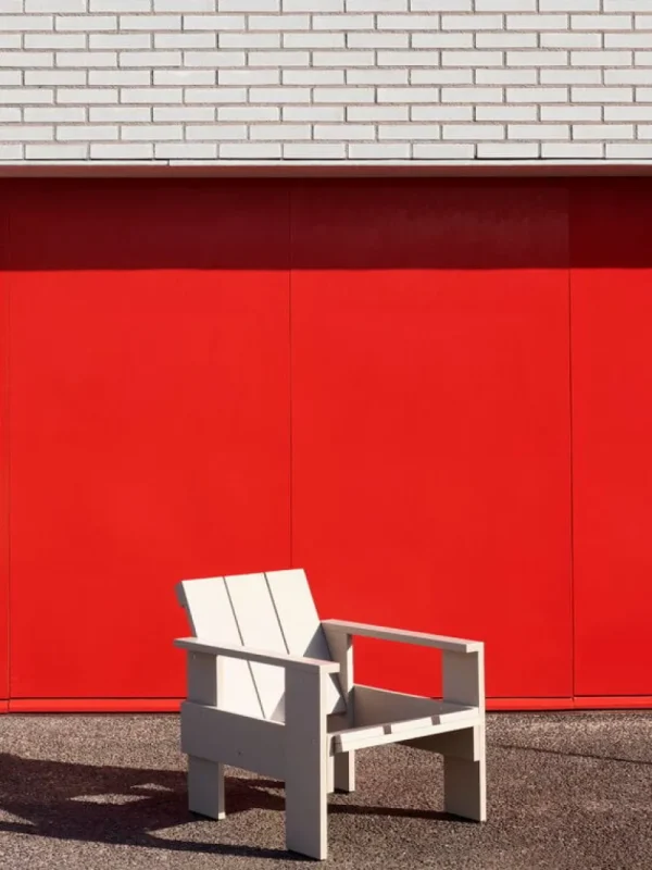 HAY Terrassenmöbel^Crate Loungesessel, Londoner Nebel