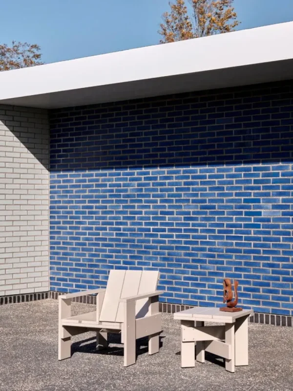 HAY Terrassenmöbel^Crate Loungesessel, Londoner Nebel