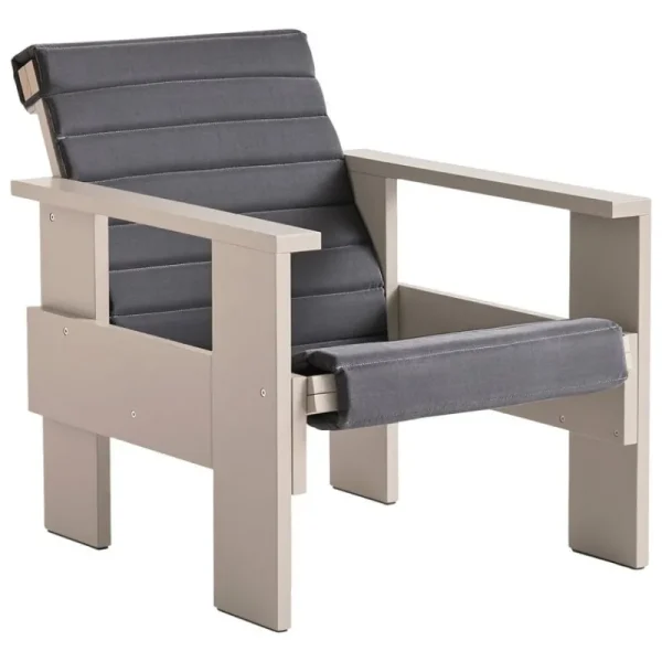 HAY Terrassenmöbel^Crate Loungesessel, Londoner Nebel