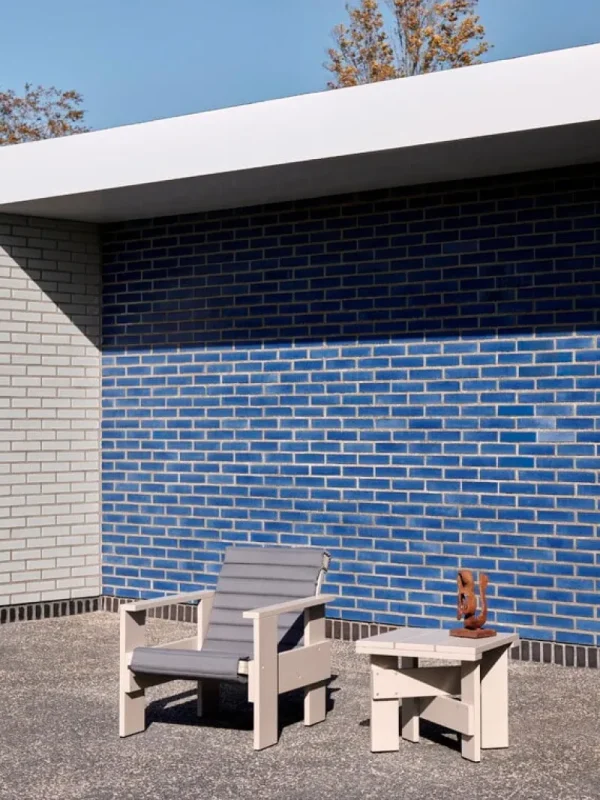 HAY Terrassenmöbel^Crate Loungesessel, Londoner Nebel