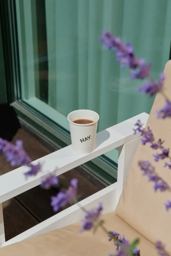 HAY Terrassenmöbel^Crate Loungesessel, Weiß