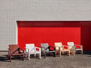 HAY Terrassenmöbel^Crate Loungesessel, Weiß