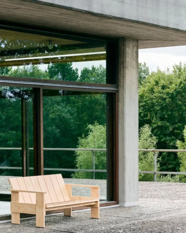 HAY Terrassenmöbel^Crate Loungesofa, Kiefer lackiert