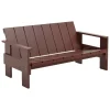HAY Terrassenmöbel^Crate Loungesofa, Rostrot