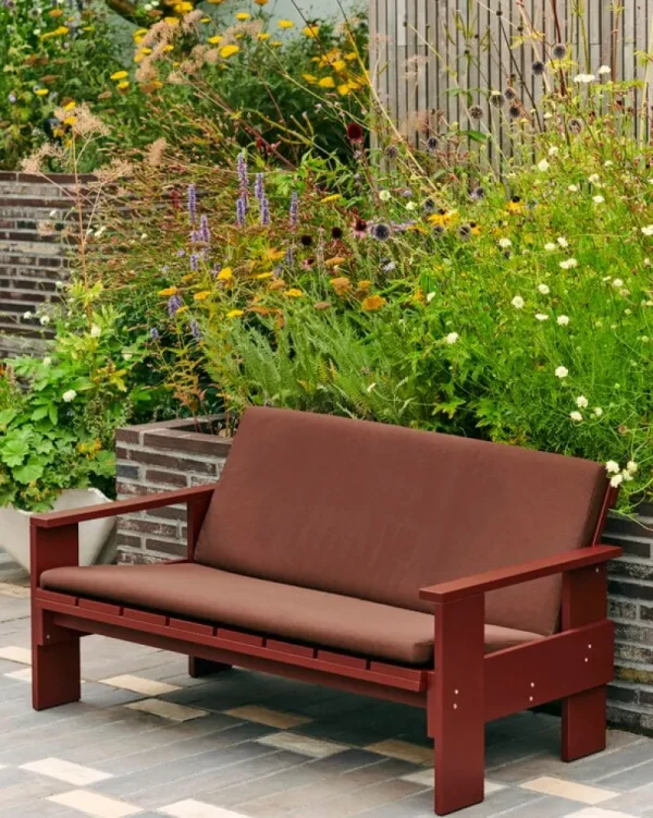 HAY Terrassenmöbel^Crate Loungesofa, Rostrot