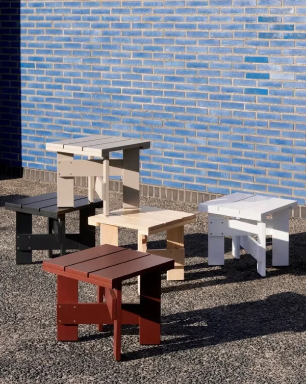 HAY Terrassenmöbel | Tische^Crate Low Tisch, 45 x 45 cm, Rostrot