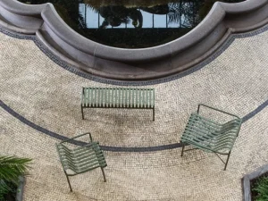 HAY Terrassenmöbel^Esstischstuhl Palissade, olivgrün