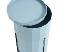 HAY Aufbewahrungsmöbel | Aufbewahrungsmöbel^Facet Schrank, hoch, nebliges Blau