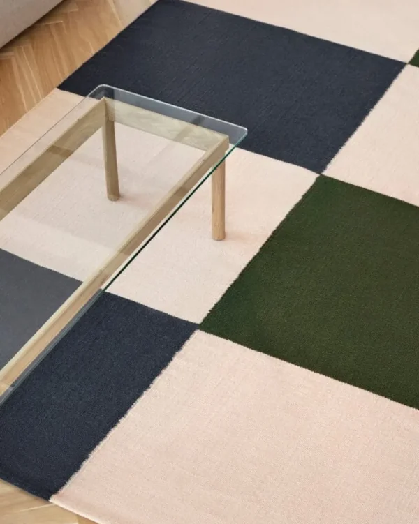 HAY Teppiche Und Läufer^Flat Works Teppich von Ethan Cook, 200 x 300 cm, Pfirsich/Grün,
