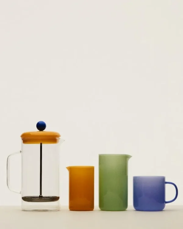 HAY Karaffen Und Krüge^French Press Brewer, klar – Gelb