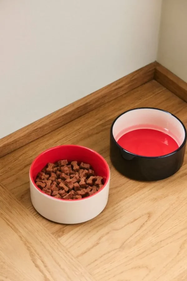 HAY Haustiere^Dogs Futternapf, S, Blau - Rot