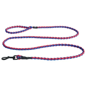 HAY Haustiere^Dogs Hundeleine, geflochten, Rot - Blau