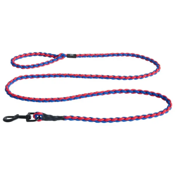 HAY Haustiere^Dogs Hundeleine, geflochten, Rot - Blau