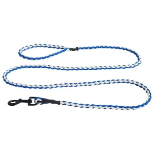 HAY Haustiere^Dogs Hundeleine, geflochten, Blau - Cremeweiß