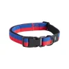 HAY Haustiere^Hundehalsband, glatt, S-M, Rot - Blau