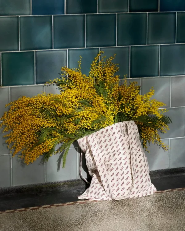 HAY Taschen^Logo Tragetasche, Burgunderrot