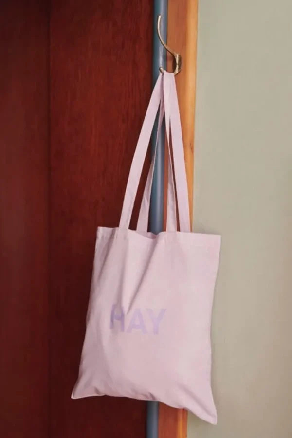 HAY Taschen^Logo-Tragetasche, Lavendelblau