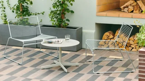 HAY Terrassenmöbel^Hee Loungesessel, verzinkt