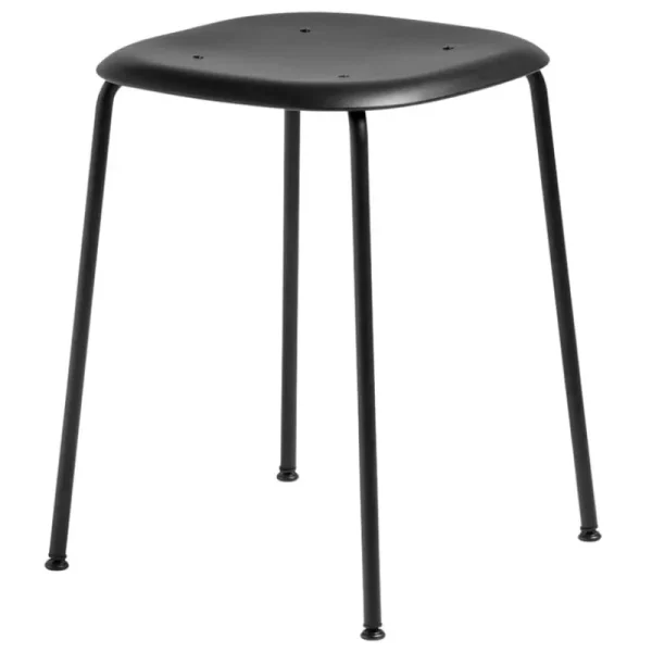 &Tradition Sitzgelegenheiten-HAY Hocker Soft Edge 75, schwarz