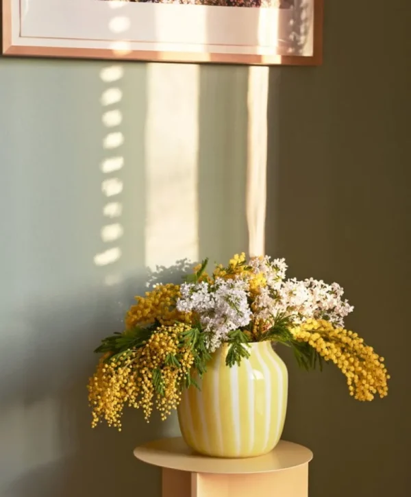 Northern Vasen-HAY Juice Vase, breit, gelb