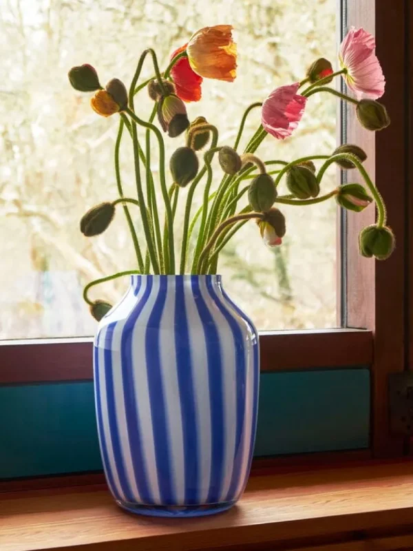 HAY Vasen-Juice Vase, hoch, blau