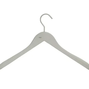 HAY Garderoben Und Kleiderbügel^Kleiderbügel Soft breit, grau, 4 Stück