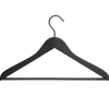HAY Garderoben Und Kleiderbügel^Kleiderbügel Soft mit Steg, schlank, schwarz, 4 Stück