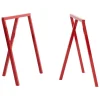 HAY Tische-Loop Stand Gestell, 2 Stück, Kastanienrot