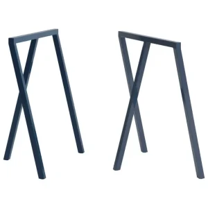 Muuto Tische-HAY Loop Stand Gestell, 2 Stück, Tiefblau