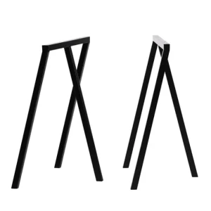 Carl Hansen & Su00f8n Tische-HAY Loop Stand Rahmen, 2 Stück, schwarz