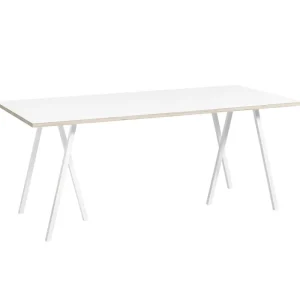 Wendelbo Tische-HAY Loop Stand Tisch, 180 cm, weiß