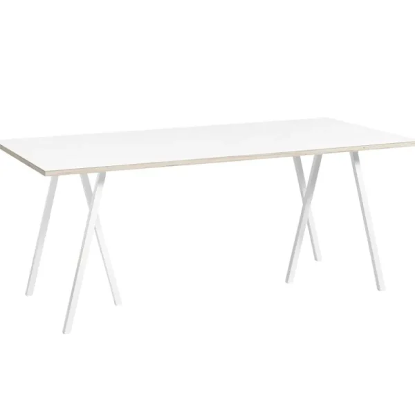 Wendelbo Tische-HAY Loop Stand Tisch, 180 cm, weiß