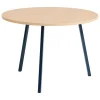 Frama Tische-HAY Loop Stand Tisch, rund, 105 cm, Tiefblau - Eiche lackiert