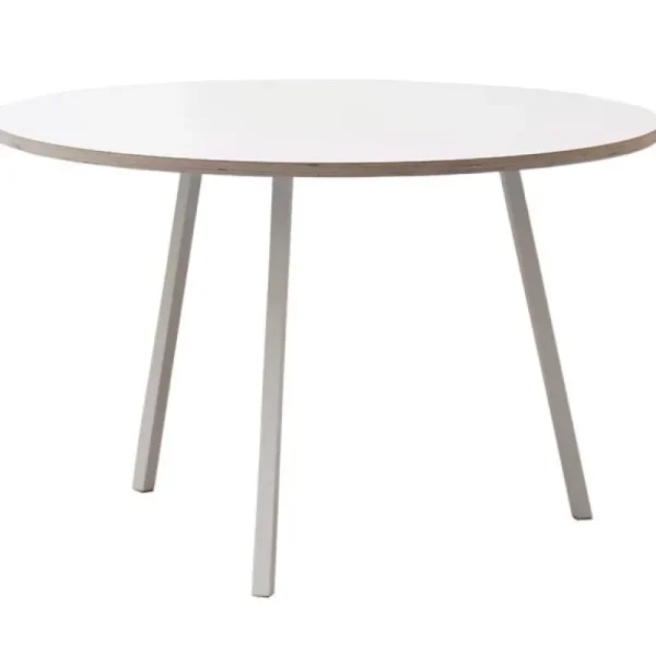 Design House Stockholm Tische-HAY Loop Stand Tisch, rund, 120 cm, weiß
