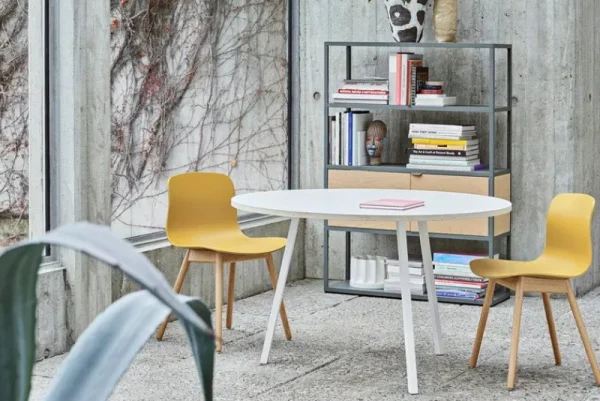 Design House Stockholm Tische-HAY Loop Stand Tisch, rund, 120 cm, weiß