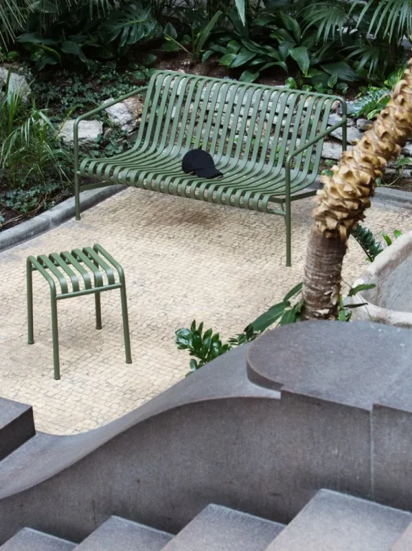 HAY Terrassenmöbel^Loungesofa Palissade, olivgrün